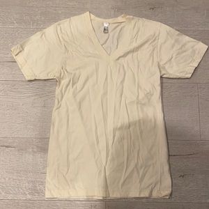 American apparel sustainable edition v neck shirt